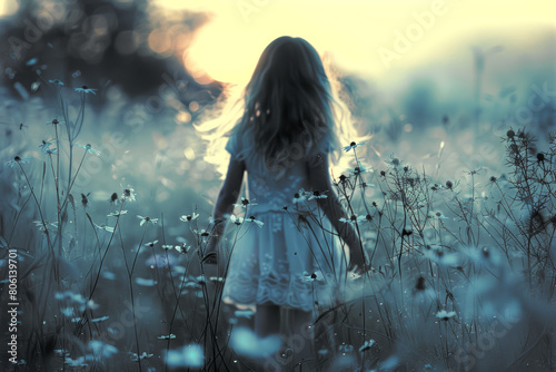 poetic girl portrait 