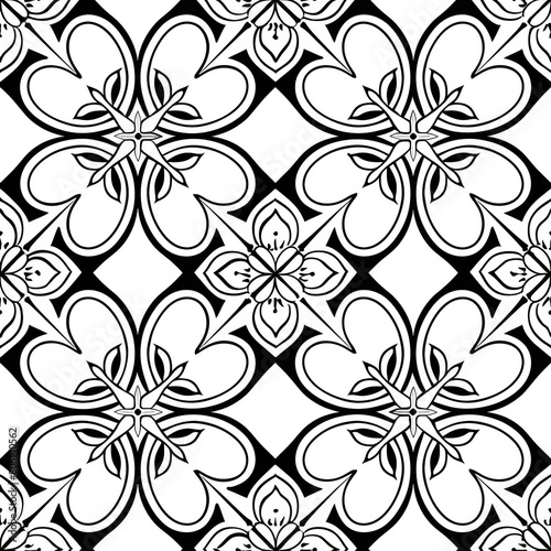 Coloring Page Background for Word  Seamless Pattern