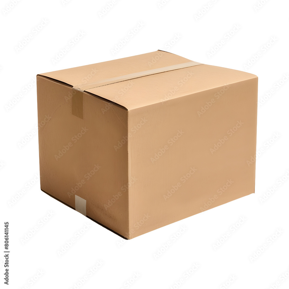cardboard box isolated on transparent background cardboard box isolated on transparent background