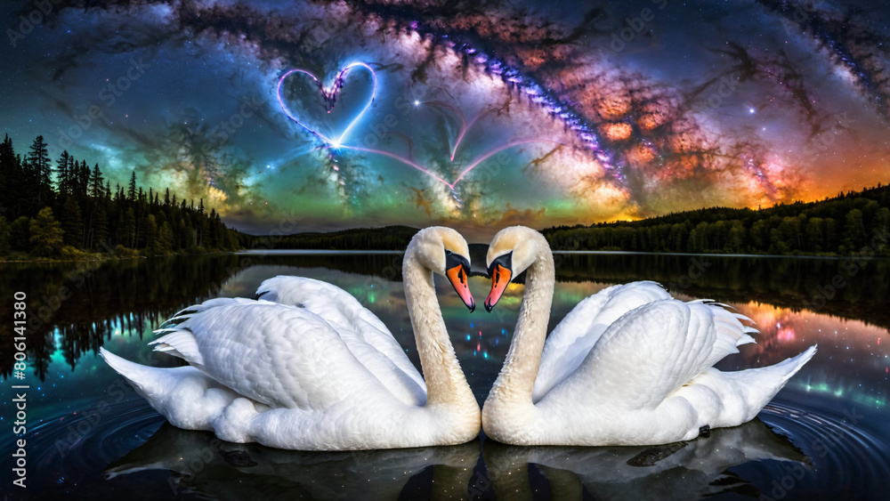 A Starry Night Swanket