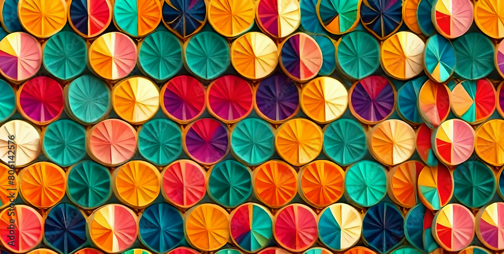 Seamless pattern - 2D colorful Seamless pattern - 2D colorful