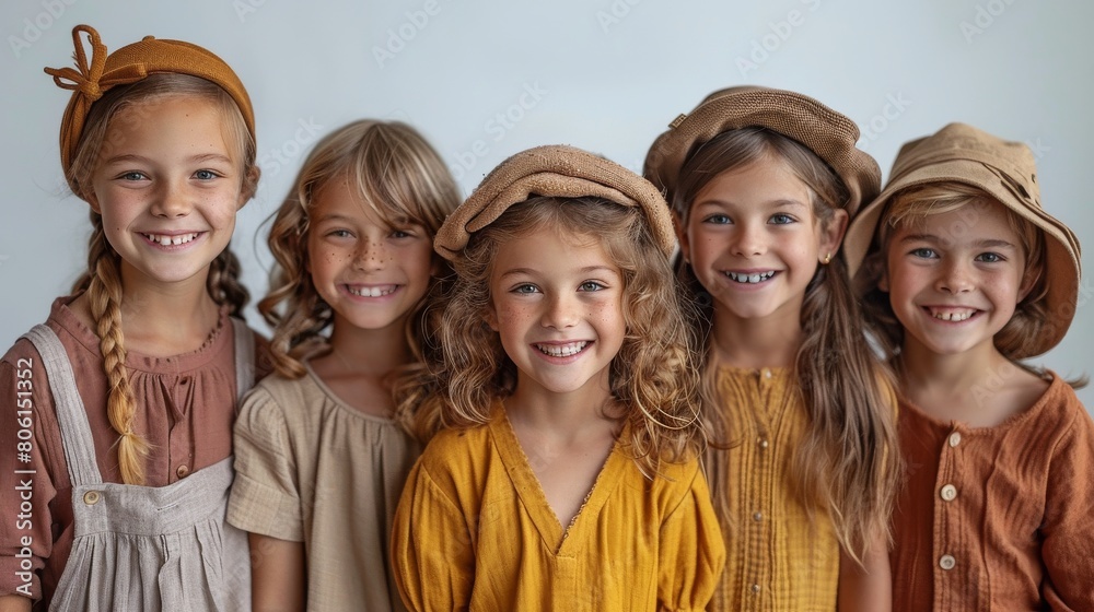 Diverse Children Smiling Together