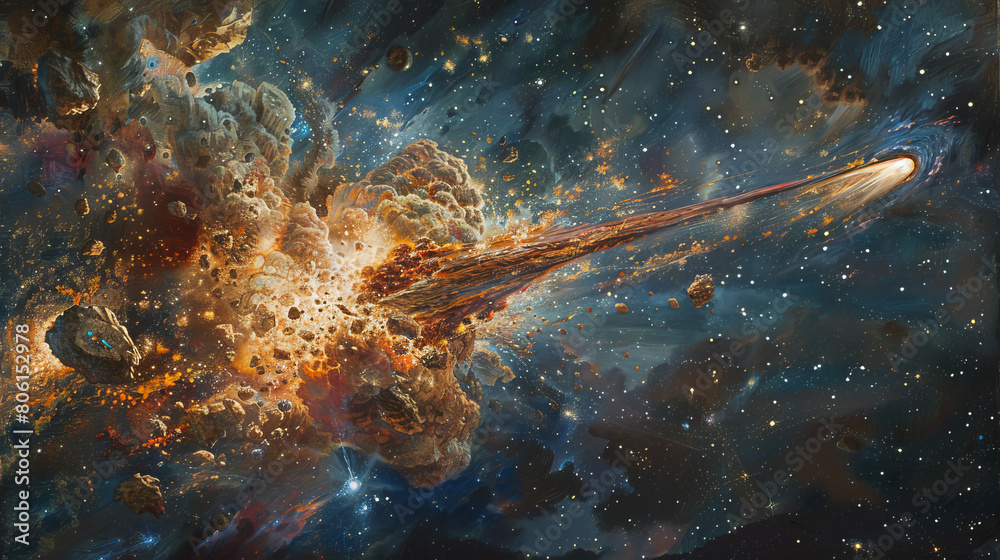 Cosmic Collision Celestial Chaos Cosmic Collision Celestial Chaos