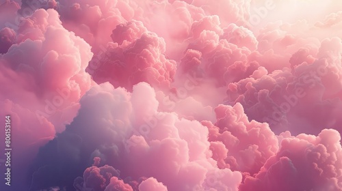 pink clouds abstract background ,Colorful sky and soft clouds for background and postcard, Abstract and pastel color, Clouds background with a pastel colored, gradient pastel 