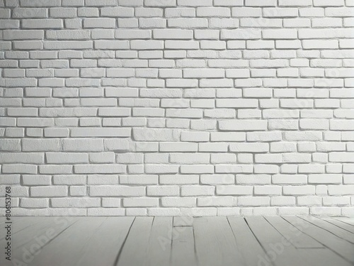 white brick wall