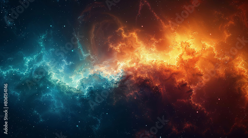 Starry Cosmos Celestial Nebulae