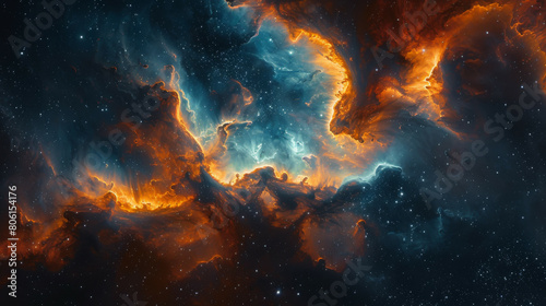 Starry Cosmos Celestial Nebulae © Arti