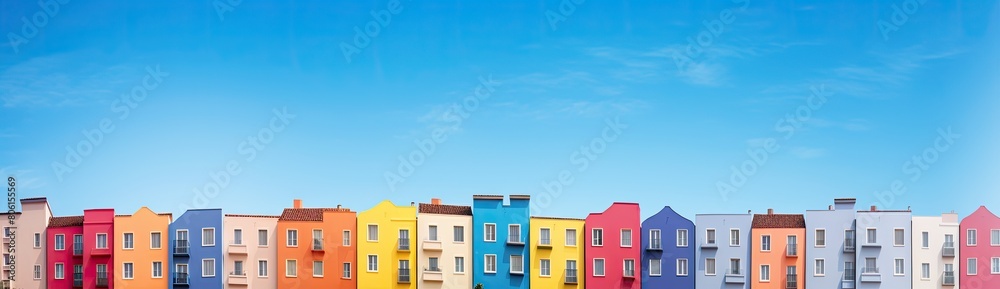 Eye-Catching Design: Colorful Bay Windows Enhance the Exterior of Residential Complex Eye-Catching Design: Colorful Bay Windows Enhance the Exterior of Residential Complex