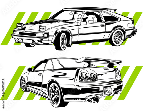 Race Car vector illustration