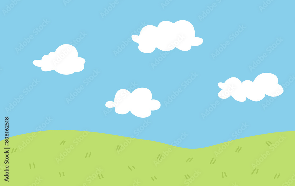 landscape with clouds landscape with clouds
