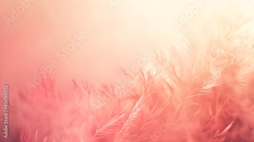 Abstract peach fluff color marbled copy space background.