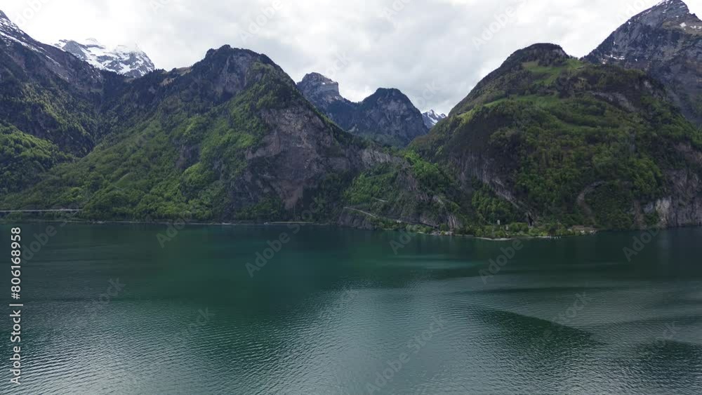 Central Swiss Lake and Mountain Road Central Swiss Lake and Mountain Road