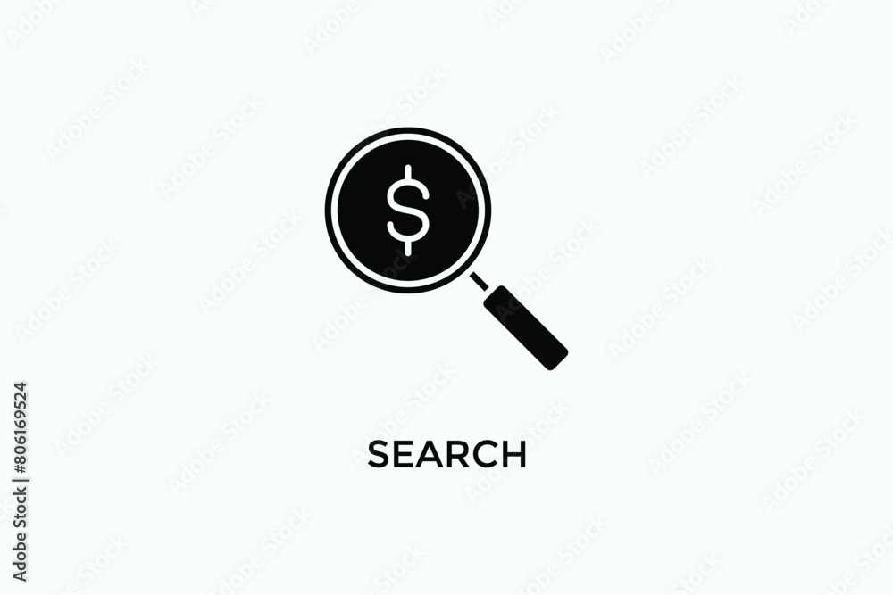 Search Vector Icon Or Logo Sign Symbol Illustration Search Vector Icon Or Logo Sign Symbol Illustration