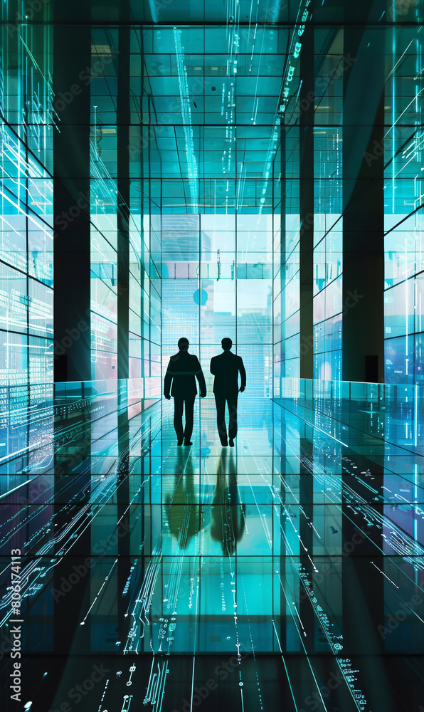 people networking in digital world, communication in cyberspace, silhouette of group of people in futuristic environment, technology concept people networking in digital world, communication in cyberspace, silhouette of group of people in futuristic environment, technology concept