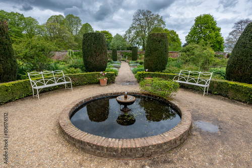 fountain in the garden