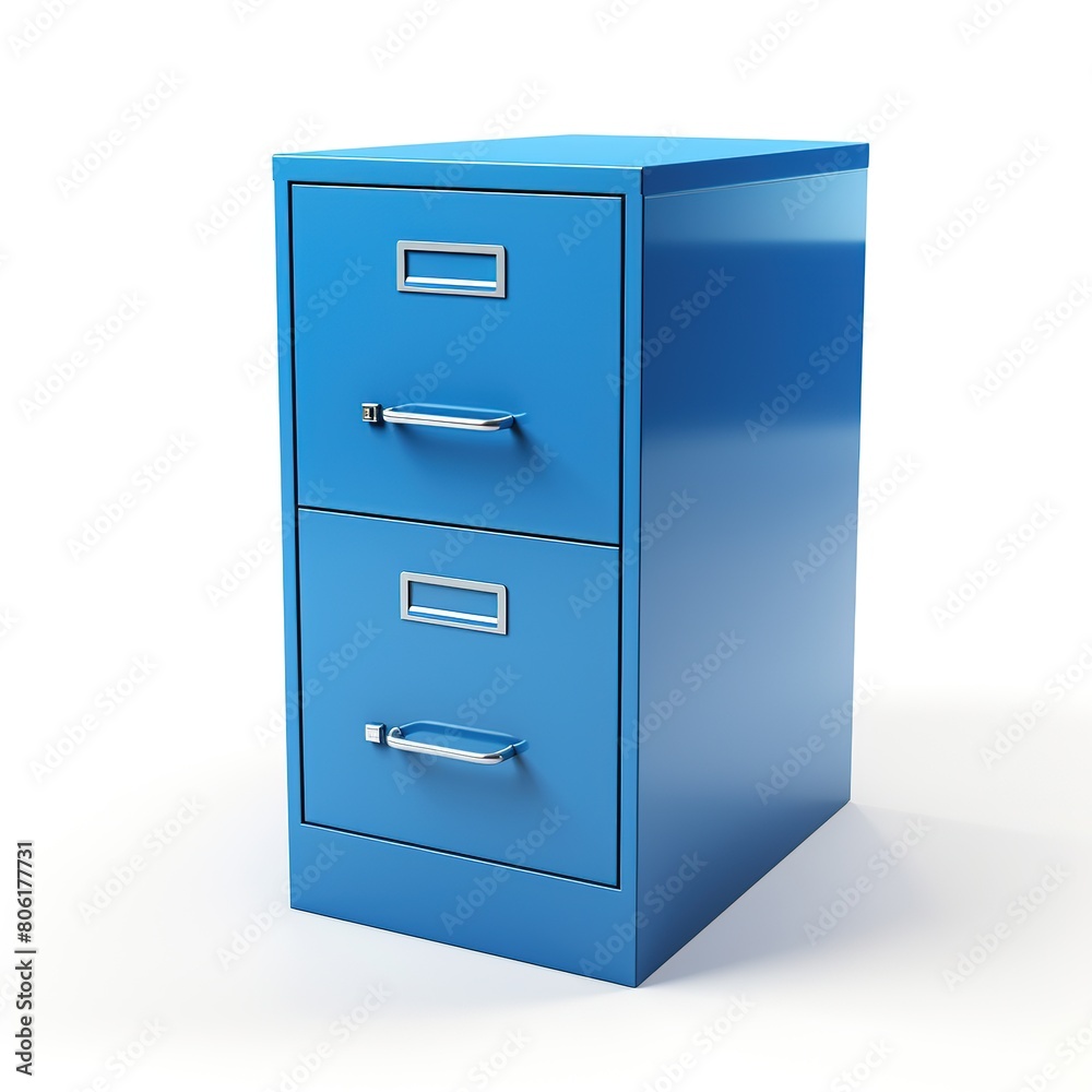 Filing cabinet blue Filing cabinet blue