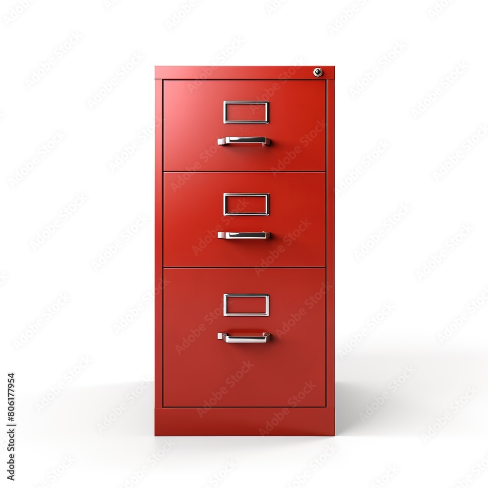Filing cabinet brickred Filing cabinet brickred