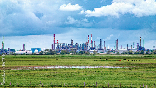 loire river estuary and donges refinery