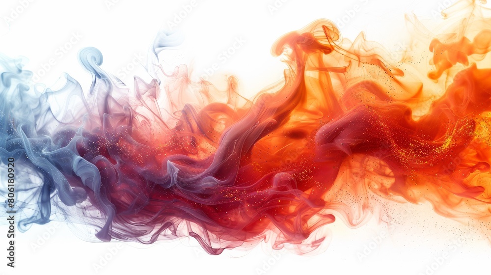 Fire Flames on Black Background Fire Flames on Black Background