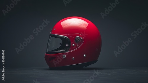 Helmet for safety  product photography plain background.