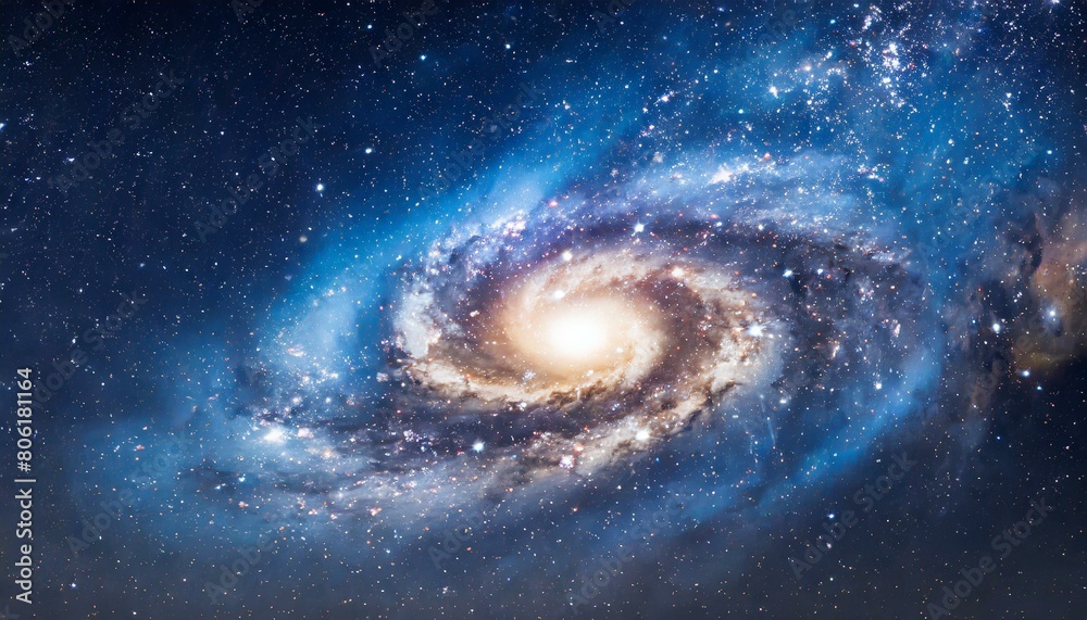 A galaxy isolated on space A galaxy isolated on space