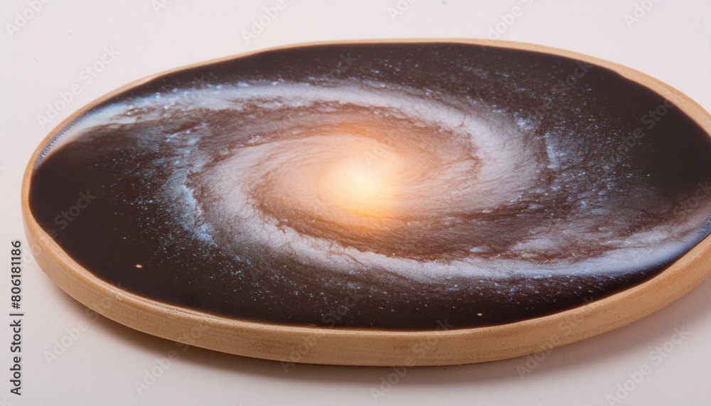A galaxy isolated on space A galaxy isolated on space