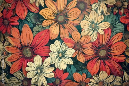 flower background. floral in summer background. Spring Meadow. Colorful flower background. Floral background for fashion  tapestries  prints. flowers bouquet wallpaper.