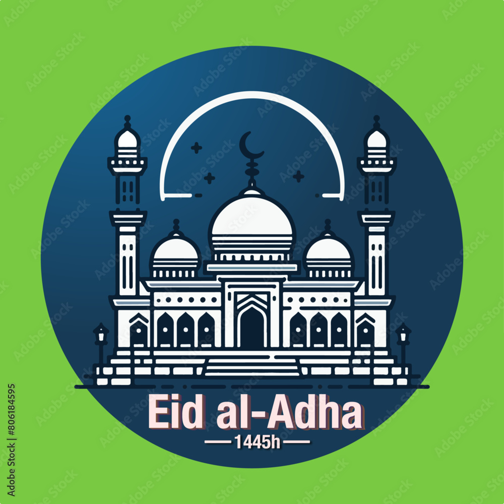 Eid al Adha 2024 template poster