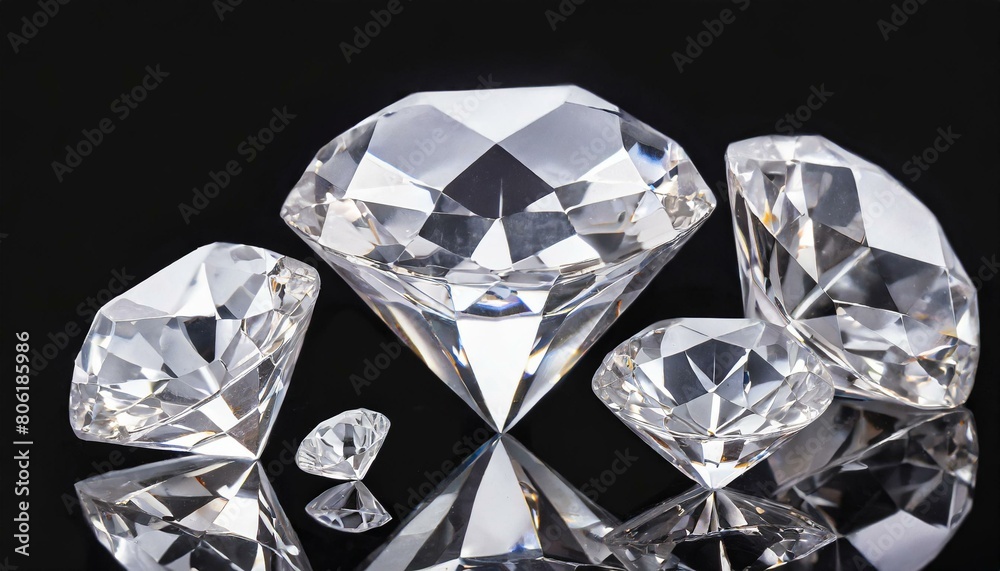 Set of diamonds; Diamonds texture poster with copy space. Set of diamonds; Diamonds texture poster with copy space.