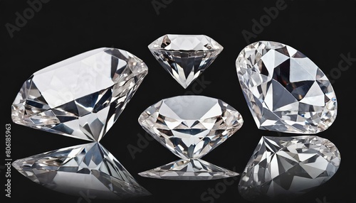  Set of diamonds  Diamonds texture poster with copy space.
