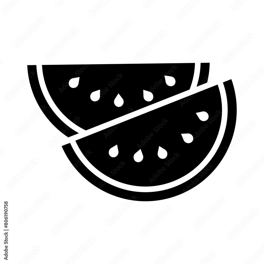 Watermelon  Icon Element For Design