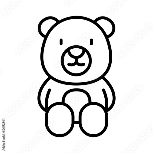 Teddy bear icon