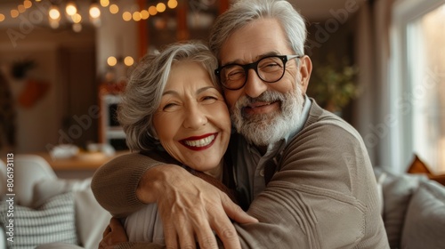 couple senior family smile and happy activity together, cuddling, warm hugs, senior or adult love, married couple, warm family. Husband and wife in love so fun in important days, celebrating.