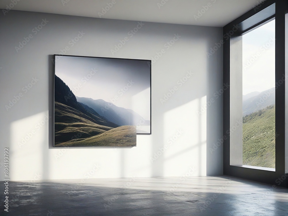 Fototapeta premium room with a window