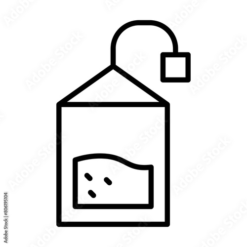 Tea bag icon