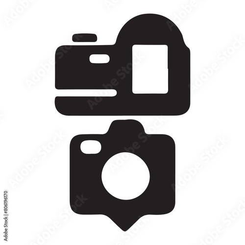 Camera vector illustration.