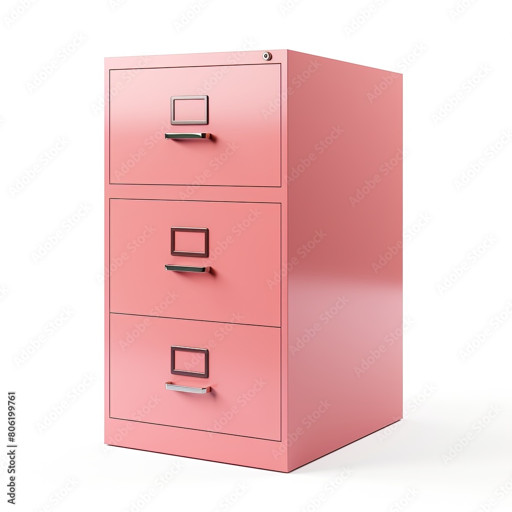 Filing cabinet coralpink Filing cabinet coralpink