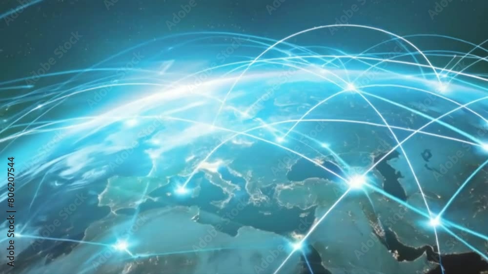 blue planet earth Global Communications concept blue planet earth Global Communications concept