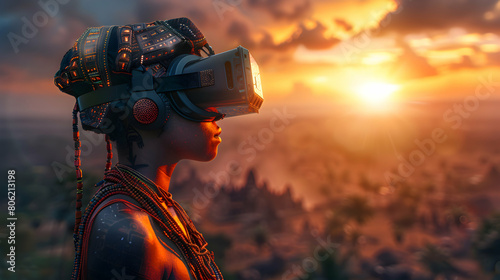 Immersive Virtual Reality Experience of Global Cultures - Diverse Population Themes photo