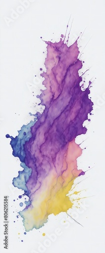 Artistic abstract watercolor painting stroke beautyfull design.