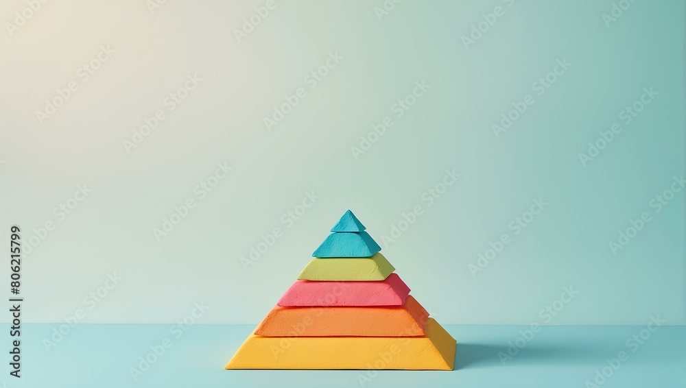 colorful mini pyramid colorful mini pyramid