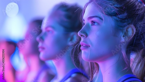 Highenergy 4K footage of women showcasing strength and determination at a fitness event. Concept Fitness Event, High Energy, 4K Footage, Women, Strength, Determination