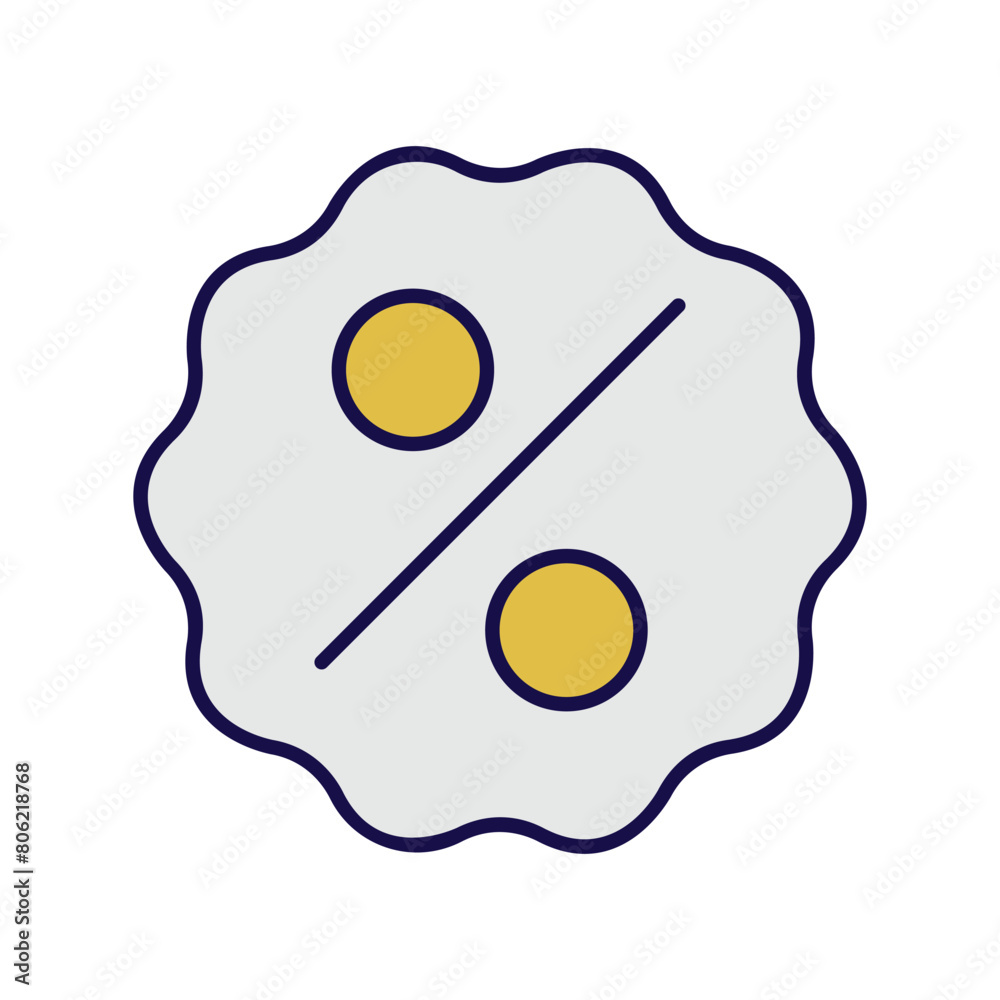 discount icon with white background vector stock illustration discount icon with white background vector stock illustration