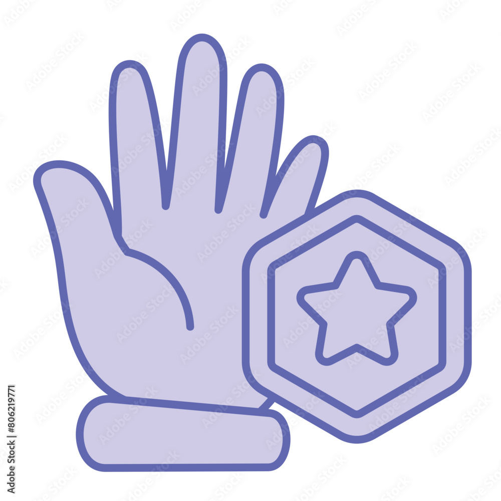 Obraz premium Accountability Icon Blue