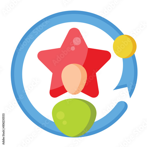 Excellence  Icon Flat color