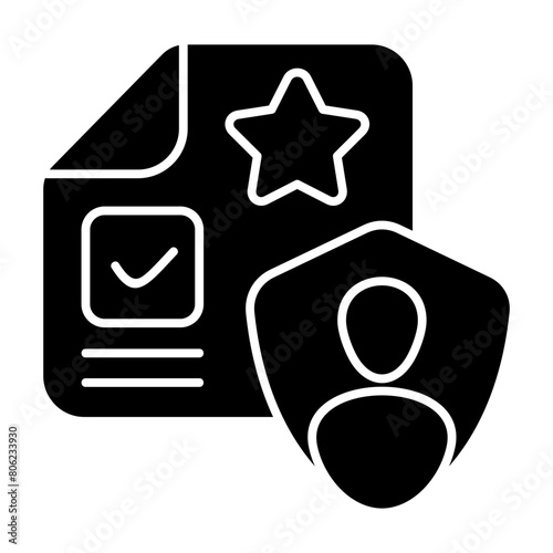 Accountability Icon Glyph