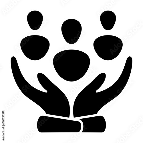 Social Responsibility  Icon Glyph
