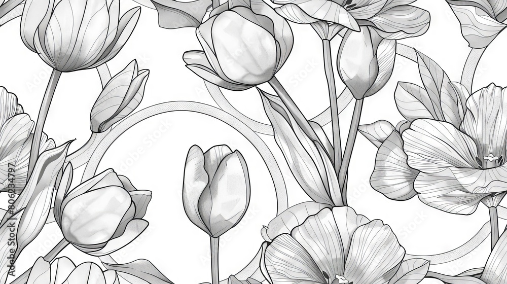 Floral pattern background Floral pattern background