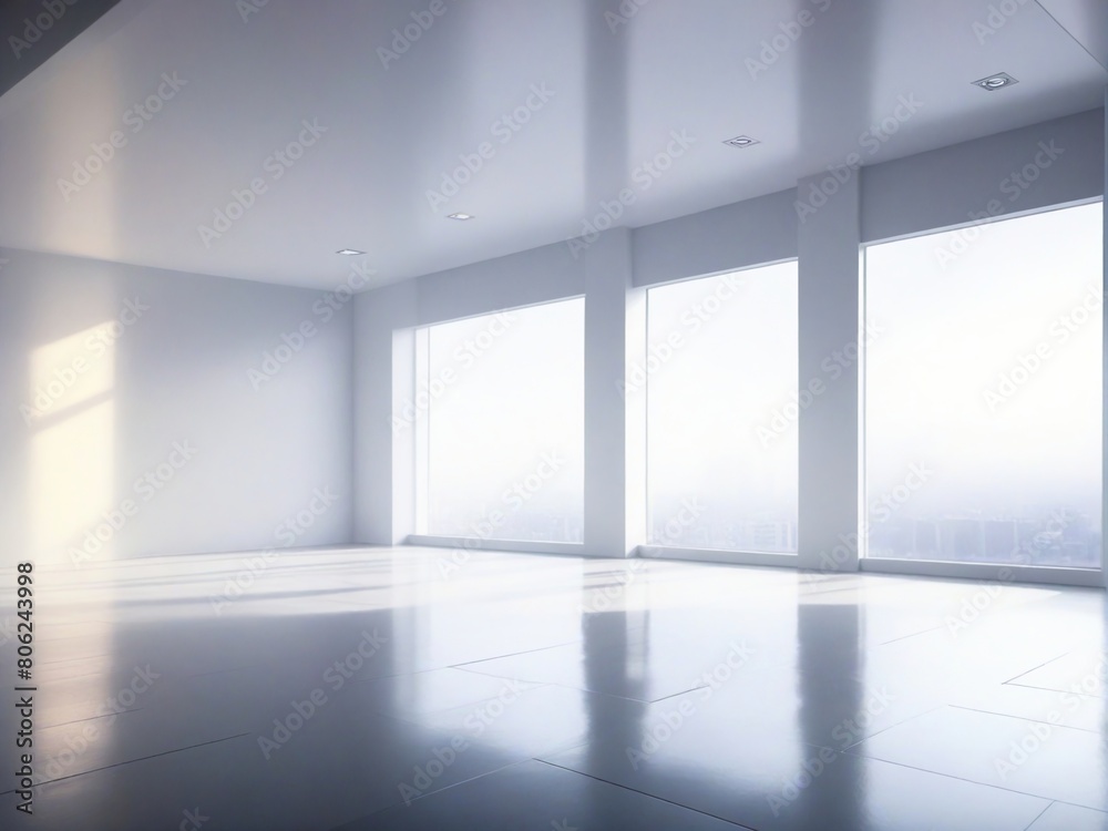 Fototapeta premium empty white room