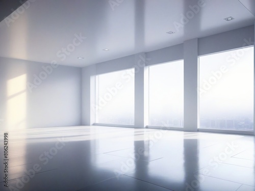 empty white room